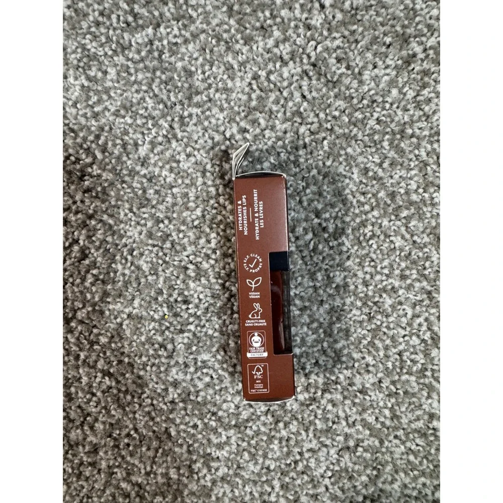 elf Glow Reviver Lip Oil Hot As Fudge Brown Sheer Glossy Finish NIB